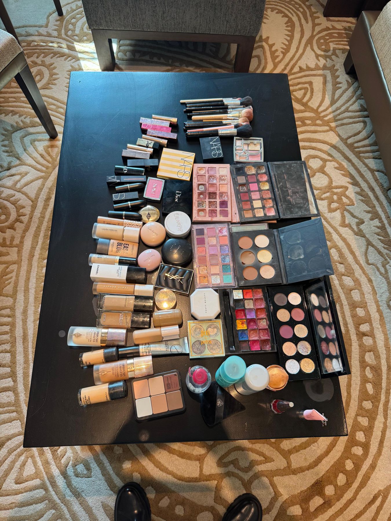 Manisha Yasmin's professional kit — Dior, Chanel, YSL, NARS, Huda Beauty, Charlotte Tilbury, MAC and more